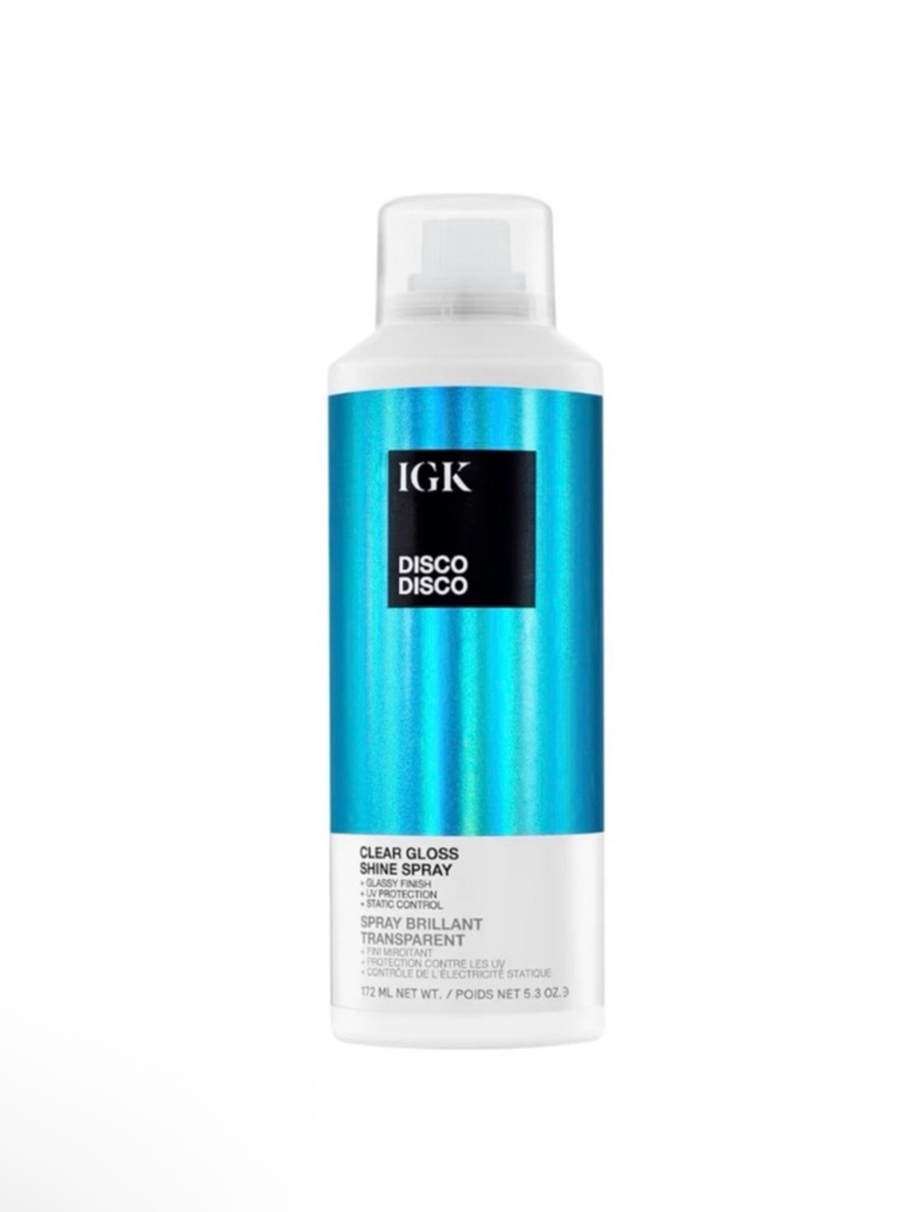 IGK - DISCO DISCO - Clear Gloss Finishing Hair Spray